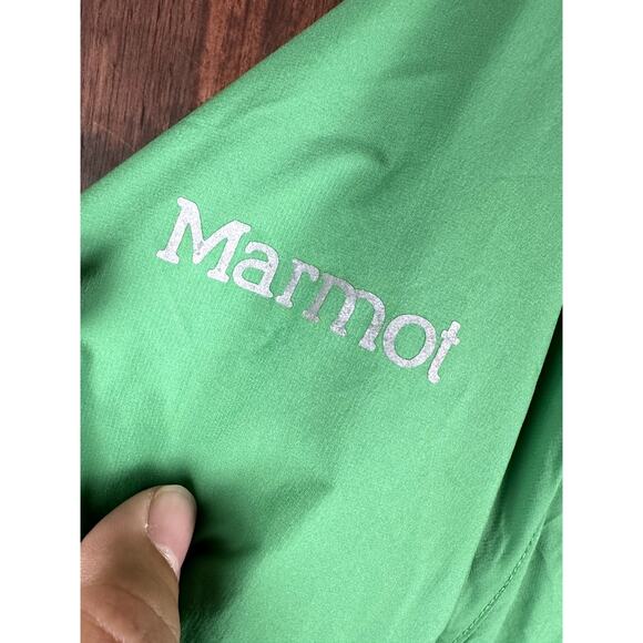 Marmot Pertex Quantum Windbreaker Outdoors Jacket Lightweight Green Mens XL Acti - Picture 3 of 10